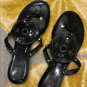 Jack Rogers Jelly Sandals black 9